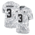 Johmsee D.Cowboys #3 George Pickens Player Arctic Camo Salute to Service Limited Home Game Stitched Jerseys