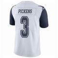 Johmsee D.Cowboys #3 George Pickens Player White Throwback Stitched Jerseys