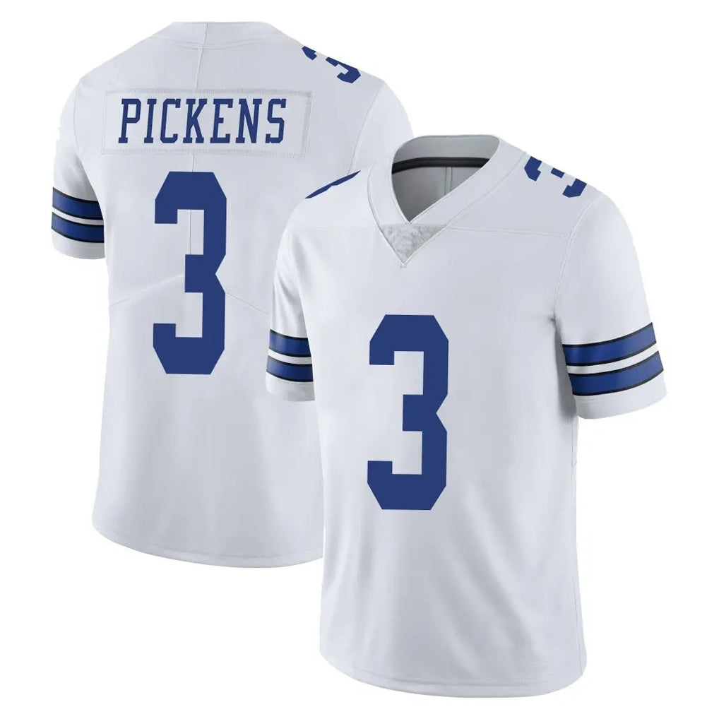 Johmsee D.Cowboys #3 George Pickens Player White Vapor Untouchable Limited Home Game Stitched Jerseys