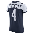 Johmsee D.Cowboys #4 Dak Prescott Navy Alternate Vapor Elite Player Stitched Jersey