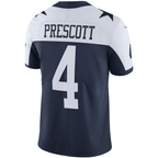 Johmsee D.Cowboys #4 Dak Prescott Navy Alternate Vapor Limited Stitched Jerseys