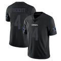 Johmsee D.Cowboys #4 Dak Prescott Player Black Impact Limited Home Game Stitched Jerseys