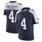 Johmsee D.Cowboys #4 Dak Prescott Player Navy-White Limited Alternate Vapor Untouchable Home Game Stitched Jerseys