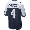 Johmsee D.Cowboys #4 Dak Prescott Player Navy Alternate Game Stitched Jerseys