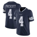 Johmsee D.Cowboys #4 Dak Prescott Player Navy Vapor Untouchable Limited Home Game Stitched Jerseys
