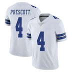 Johmsee D.Cowboys #4 Dak Prescott Player White Vapor Untouchable Limited Home Game Stitched Jerseys