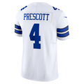 Johmsee D.Cowboys #4 Dak Prescott White Vapor F.U.S.E. Limited Stitched Jerseys