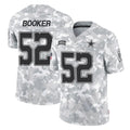 Johmsee D.Cowboys #52 Tyler Booker Player Arctic Camo Salute to Service Limited Home Game Stitched Jerseys