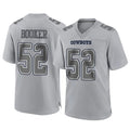 Johmsee D.Cowboys #52 Tyler Booker Player Gray Atmosphere Fashion Home Game Stitched Jerseys