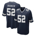 Johmsee D.Cowboys #52 Tyler Booker Player Navy Home Game Stitched Jerseys