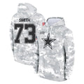 Johmsee D.Cowboys #73 Tyler Smith Player Arctic Camo Salute to Service Hoodies Limited Game Stitched Jerseys