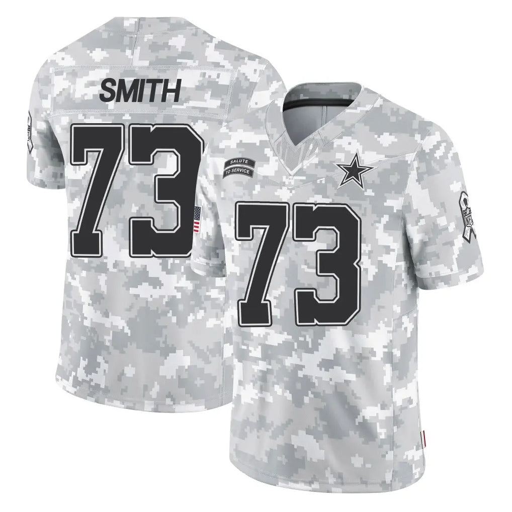 Johmsee D.Cowboys #73 Tyler Smith Player Arctic Camo Salute to Service Limited Home Game Stitched Jerseys