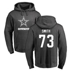 Johmsee D.Cowboys #73 Tyler Smith Player Ash One Color Pullover Hoodie Limited Stitched Jerseys
