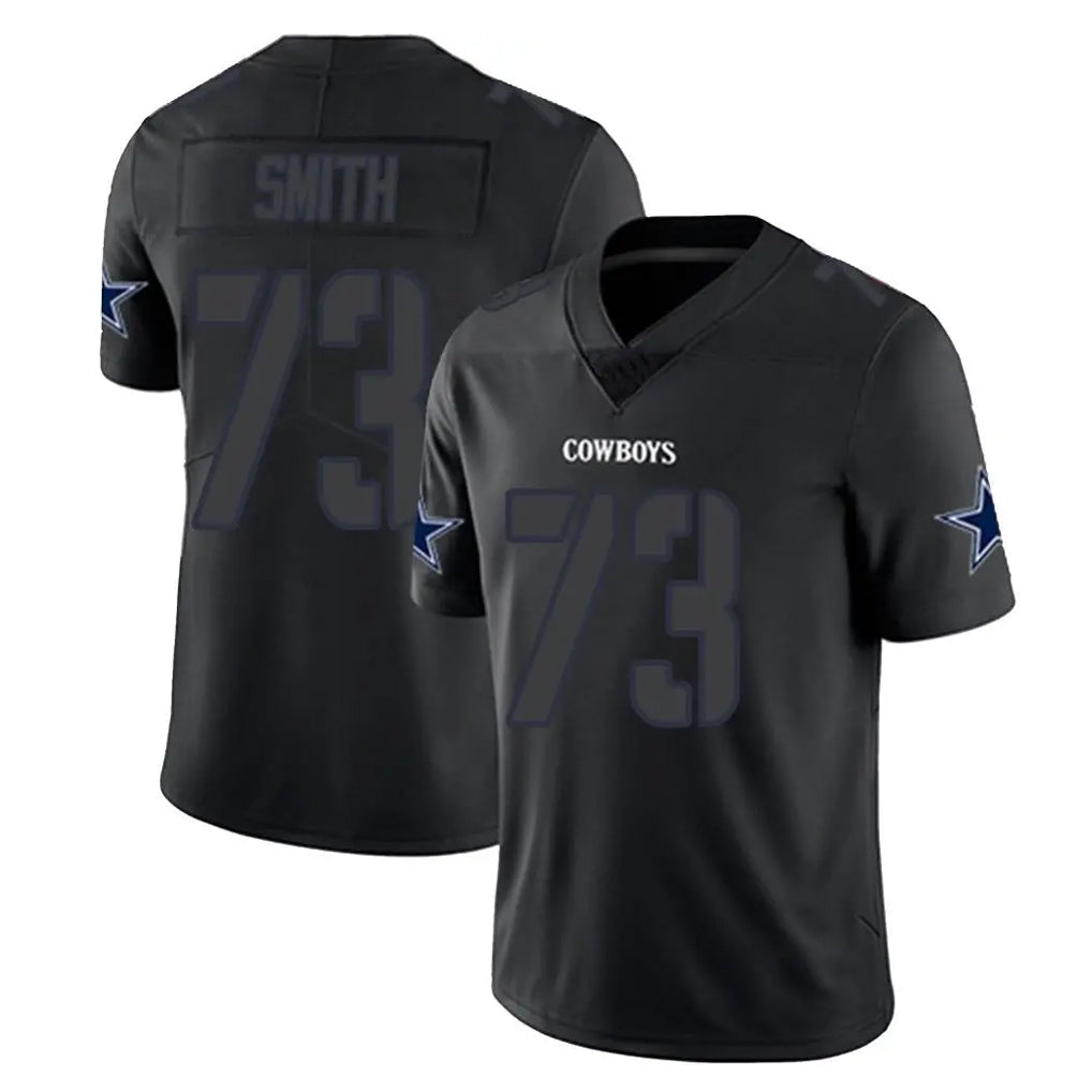 Johmsee D.Cowboys #73 Tyler Smith Player Black Impact Limited Home Game Stitched Jerseys