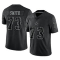 Johmsee D.Cowboys #73 Tyler Smith Player Black Limited Reflective Home Game Stitched Jerseys