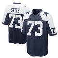 Johmsee D.Cowboys #73 Tyler Smith Player Navy-White Alternate Home Game Stitched Jerseys
