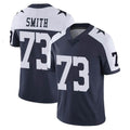 Johmsee D.Cowboys #73 Tyler Smith Player Navy-White Limited Alternate Vapor Untouchable Home Game Stitched Jerseys