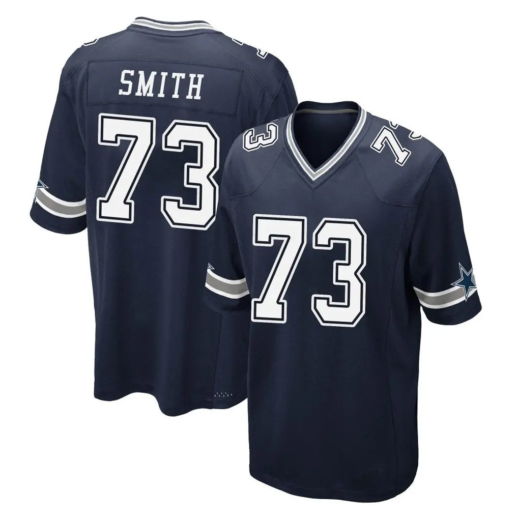 Johmsee D.Cowboys #73 Tyler Smith Player Navy Home Game Stitched Jerseys