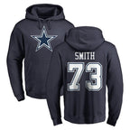 Johmsee D.Cowboys #73 Tyler Smith Player Navy Pullover Hoodies Limited Stitched Jerseys