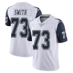 Johmsee D.Cowboys #73 Tyler Smith Player White-Navy Limited Color Rush Vapor Untouchable Home Game Stitched Jerseys
