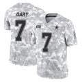 Johmsee D.Cowboys #7 Rashan Gary Player Arctic Camo Salute to Service Limited Home Game Stitched Jerseys