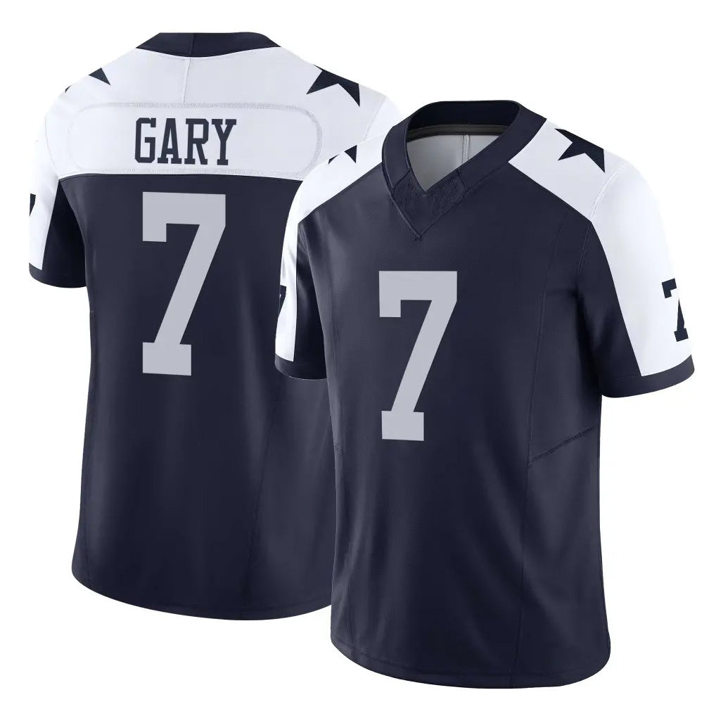 Johmsee D.Cowboys #7 Rashan Gary Player Navy-White Limited Alternate Vapor F.U.S.E. Home Game Stitched Jerseys