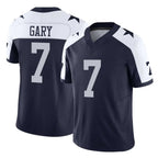 Johmsee D.Cowboys #7 Rashan Gary Player Navy-White Limited Alternate Vapor F.U.S.E. Home Game Stitched Jerseys