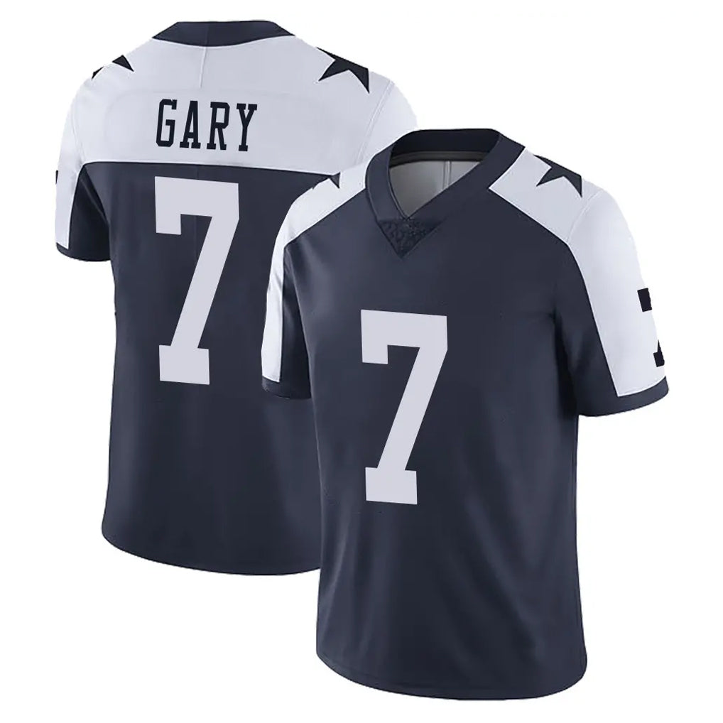 Johmsee D.Cowboys #7 Rashan Gary Player Navy-White Limited Alternate Vapor Untouchable Home Game Stitched Jerseys