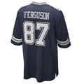 Johmsee D.Cowboys #87 Jake Ferguson Navy Game Jersey American Stitched Jersey