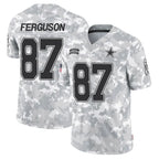 Johmsee D.Cowboys #87 Jake Ferguson Player Arctic Camo Salute to Service Limited Stitched Jerseys