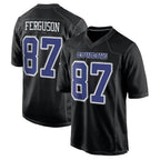 Johmsee D.Cowboys #87 Jake Ferguson Player Carbon Black Fashion Stitched Jerseys