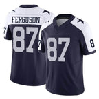 Johmsee D.Cowboys #87 Jake Ferguson Player Navy-White Limited Alternate Vapor F.U.S.E. Home Game Stitched Jerseys