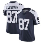 Johmsee D.Cowboys #87 Jake Ferguson Player Navy-White Limited Alternate Vapor Untouchable Home Game Stitched Jerseys