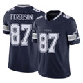 Johmsee D.Cowboys #87 Jake Ferguson Player Navy Limited Vapor F.U.S.E. Home Game Stitched Jerseys