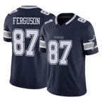 Johmsee D.Cowboys #87 Jake Ferguson Player Navy Limited Vapor F.U.S.E. Home Game Stitched Jerseys
