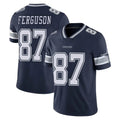 Johmsee D.Cowboys #87 Jake Ferguson Player Navy Vapor Untouchable Limited Home Game Stitched Jerseys