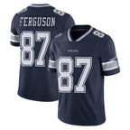 Johmsee D.Cowboys #87 Jake Ferguson Player Navy Vapor Untouchable Limited Home Game Stitched Jerseys