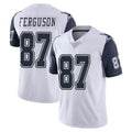 Johmsee D.Cowboys #87 Jake Ferguson Player White-Navy Limited Color Rush Vapor Untouchable Home Game Stitched Jerseys