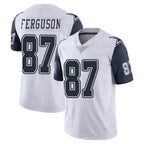 Johmsee D.Cowboys #87 Jake Ferguson Player White-Navy Limited Color Rush Vapor Untouchable Home Game Stitched Jerseys