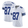 Johmsee D.Cowboys #87 Jake Ferguson Player White Vapor Untouchable Limited Home Game Stitched Jerseys