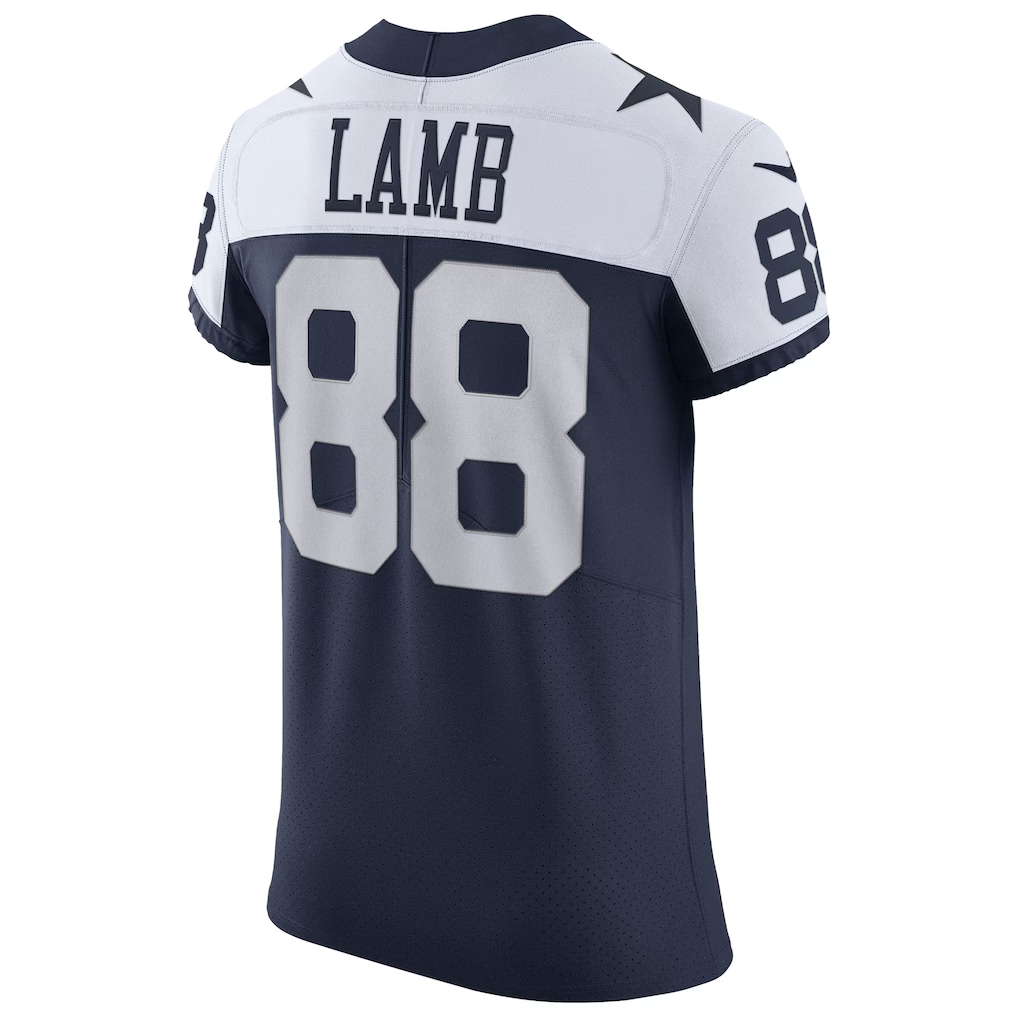 Johmsee D.Cowboys #88 CeeDee Lamb Navy Alternate Vapor Elite Stitched Jerseys