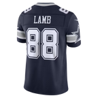 Johmsee D.Cowboys #88 CeeDee Lamb Navy Team Vapor F.U.S.E. Stitched Limited Stitched Jerseys