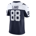 Johmsee D.Cowboys #88 CeeDee Lamb Navy Vapor F.U.S.E. Limited Stitched Jerseys