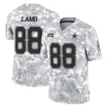 Johmsee D.Cowboys #88 CeeDee Lamb Player Arctic Camo Salute to Service Limited Home Game Stitched Jerseys