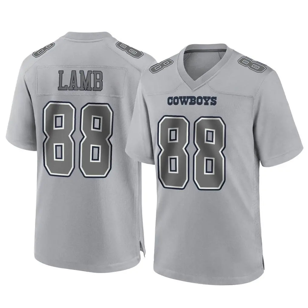 Johmsee D.Cowboys #88 CeeDee Lamb Player Gray Atmosphere Fashion Home Game Stitched Jerseys
