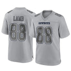 Johmsee D.Cowboys #88 CeeDee Lamb Player Gray Atmosphere Fashion Home Game Stitched Jerseys
