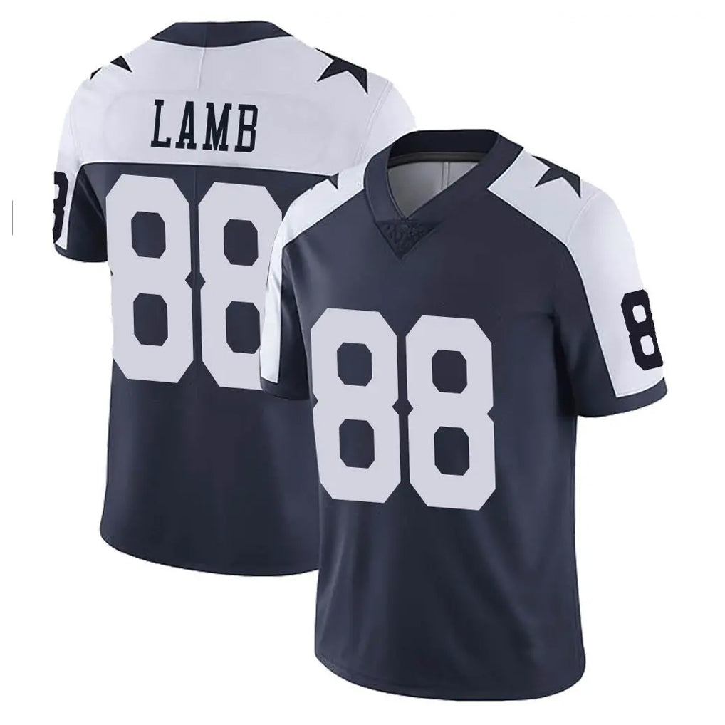 Johmsee D.Cowboys #88 CeeDee Lamb Player Navy-White Limited Alternate Vapor Untouchable Home Game Stitched Jerseys