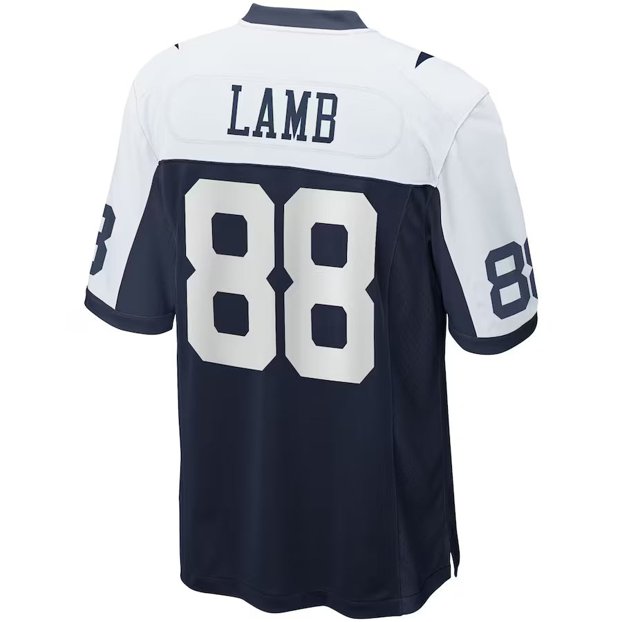 Johmsee D.Cowboys #88 CeeDee Lamb Player Navy Alternate Home Game Stitched Jerseys