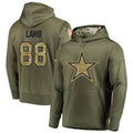 Johmsee D.Cowboys #88 CeeDee Lamb Player Salute to Service Pullover Hoodie Game Stitched Jerseys