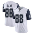 Johmsee D.Cowboys #88 CeeDee Lamb Player White-Navy Limited Color Rush Vapor Untouchable Home Game Stitched Jerseys